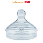 NUK 3 (1080)-Bộ 2 núm ti NUK Silicone Nature Sense S1 - M (Từ 0 - 6 Tháng Tuổi)